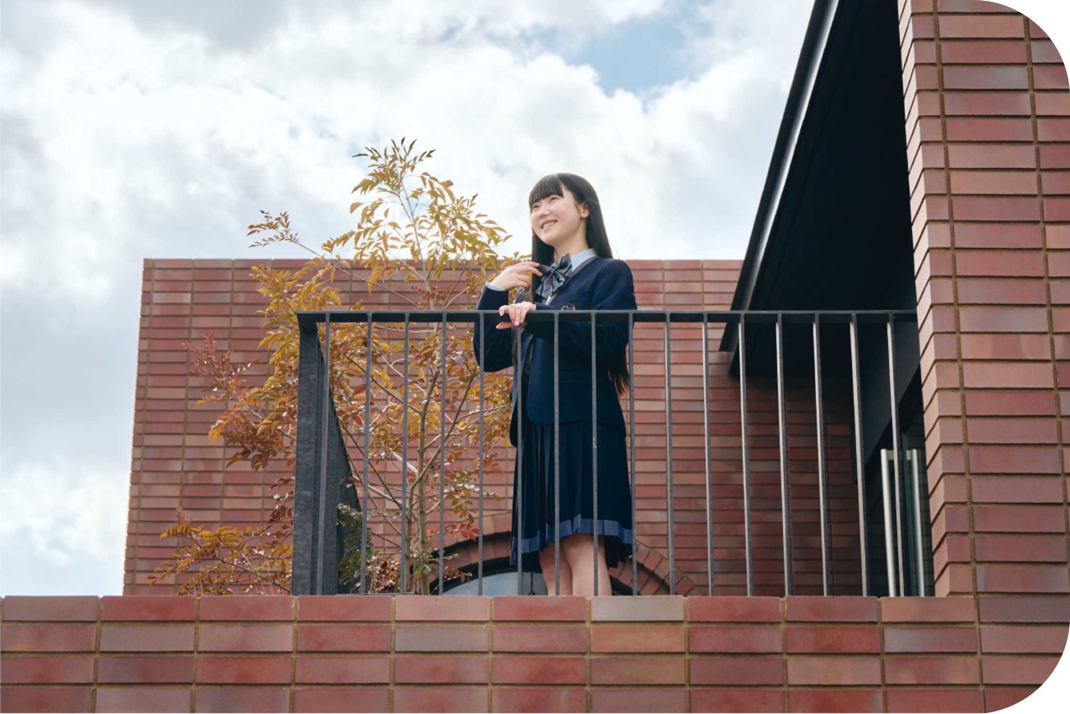 制服を着た生徒の写真